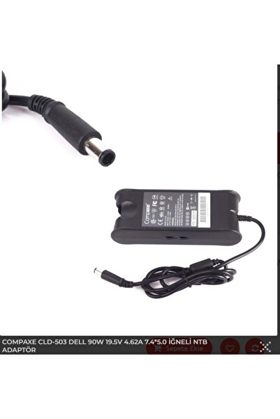 COMPAXE Cld-503 19.5V 4.62A (7.4*5.0) Dell Notebook Adapter