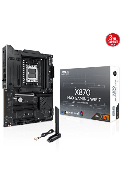ASUS X870 Max Gaming Wifi7 X870 Ddr5 (No Vga) Glan 2.5g Atx Hd Dp Wifi7 Bt M2...