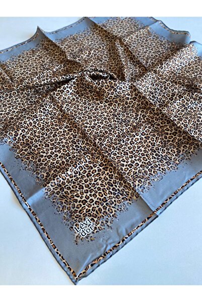 Levidor Tivil Silk Scarf 40024 Gray Mixed Pattern