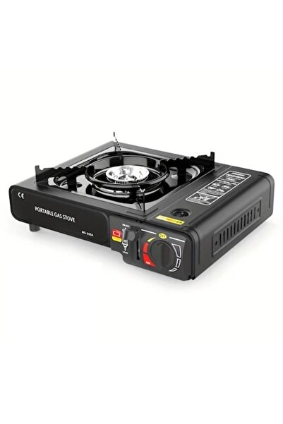 UNİBOX Portable Camping Stove, Double Cylinder or Cartridge Connection, Autom...