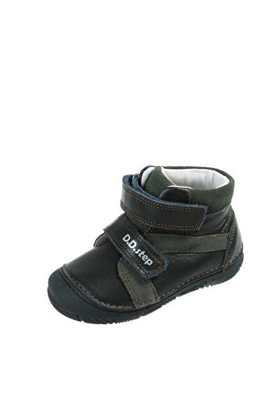 D.D.step Children's boot, leather, emerald, s082-42515