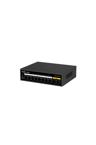 RUIJIE Reyee Rg-Es110F-P 8-Port 10/100 +2X 10/100 Rj45 Uplink 110W Poe (110 W)