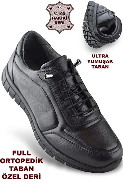 PAPATAY 4551 Orthopedic Sole Genuine Leather Men's Shoes Women's Shoes Non-Sl...