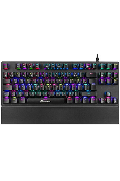 GAMEBOOSTER Gm10B Tactic Q USB Rgb 88 Keys+Wristband Mechanical Gaming Keyboard