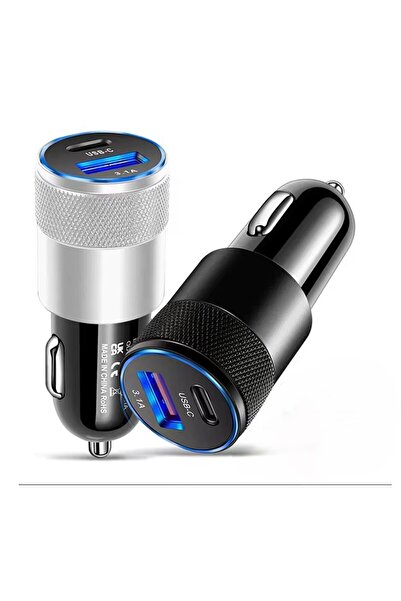 Zmat Brand Incarcator Adaptor Auto Zmat®,PD&QC 3.0, 1XPort C,1XPort USB