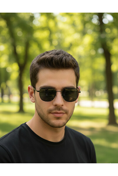 BLACK 8346 C1 51 Unisex Sunglasses