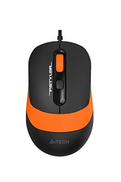 A4 Tech FM10 ماوس بصري USB برتقالي اللون بدقة 1600 نقطة في البوصة