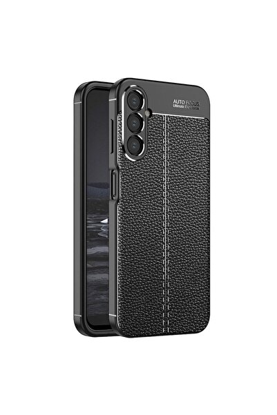 corcishop Samsung Galaxy A05 Compatible Camera Protected Leather Look Stitche...