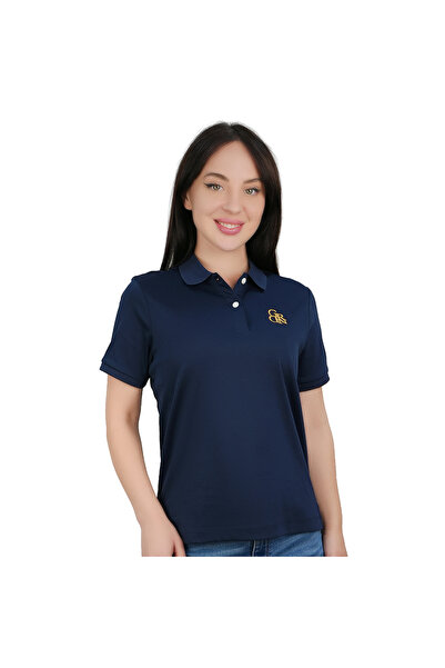 Giordano Women’s Embroidered Cotton Liquid Touch Polo