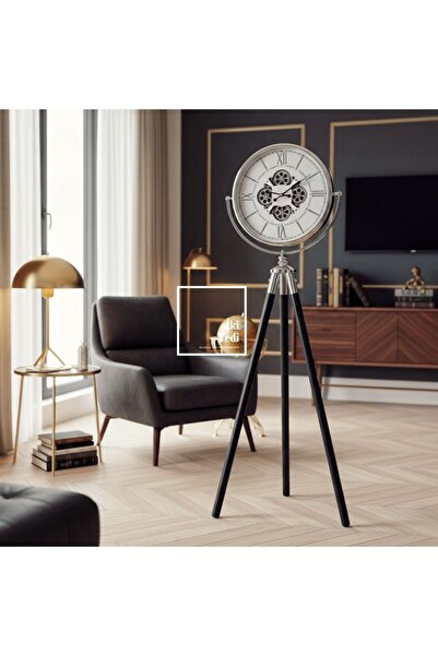 İki Yedi Konsept Theon Tripod Ayaklı Dekoratif Büyük Boy Saat 170 cm Vintage ...