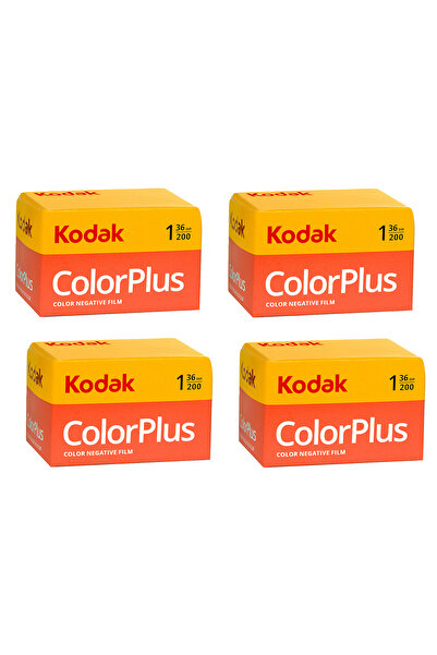Kodak Colorplus 200 4 adet Analog taze fotoğraf filmi-01.2028 tarihli