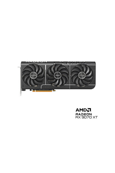ASUS بطاقة رسومات PRIME-RX9070XT-O16G سعة 16 جيجابايت GDDR6 256 بت DP/HDMI PC...