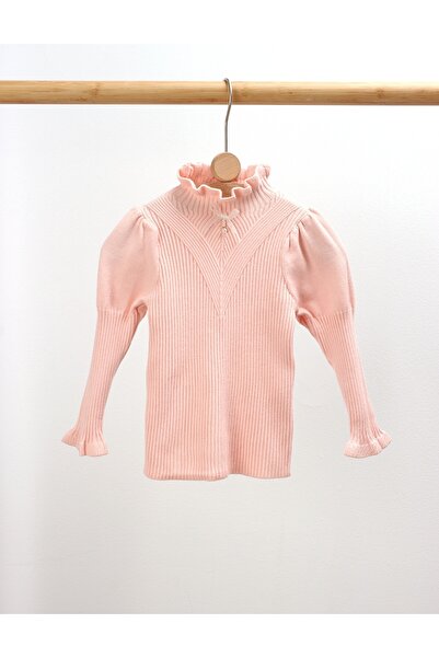 MiniKids Girls' blouse with puff sleeves Sonia pink 110 (4-5 years)