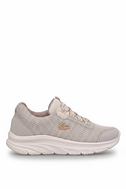 KİNG PAOLO F5121 Arch Fit Krakers Women's Memory Foam Walking Shoes Beige