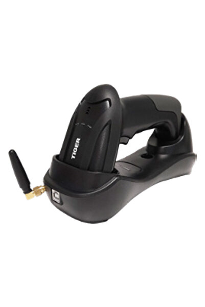 PERKON Tiger LS41 ماسح الباركود اللاسلكي المحمول 1D مع حامل CCD