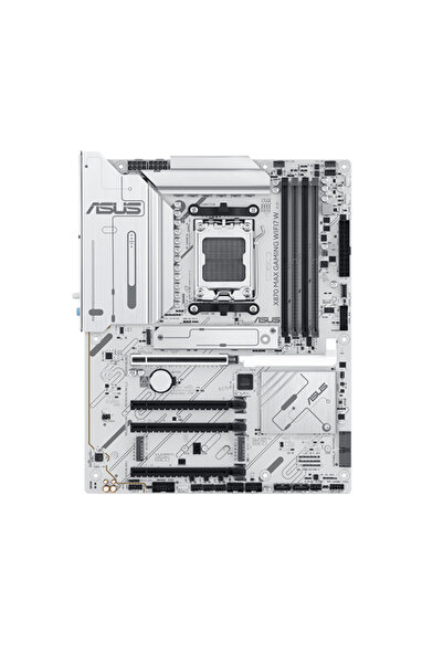 ASUS لوحة أم X870 MAX GAMING WIFI7 W AMD X870 DDR5 M.2 USB4/USB3.2/HDMI PCI 5...