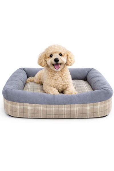 duoguo Bed for Dogs and Cats, Small and Medium Size 56x56x18 cm – Soft Cuddle...
