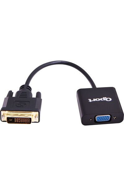 Qport Q-Vdv2 16cm Dvi(24+1)=>Vga (D)Active Converter
