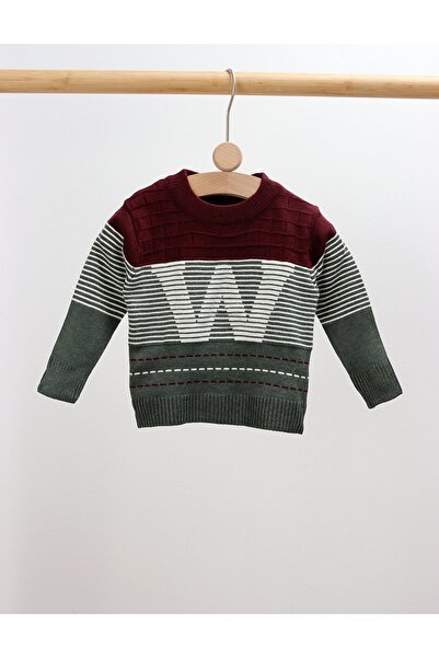 MiniKids Boy's sweater W burgundy 86 (12-18 months)