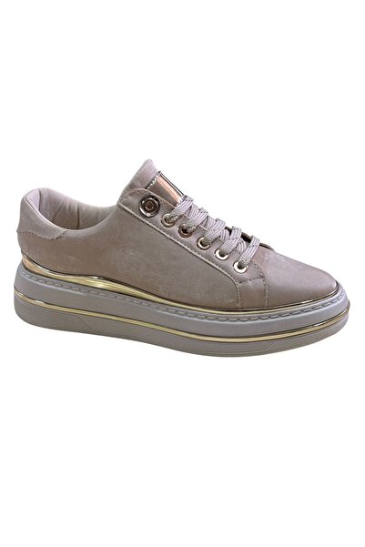 SCARLETELLA Taşlı Günlük Kullanıma Uygun Kadın Spor Ayakkabı Sneaker Bağcıklı...