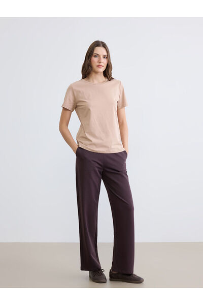 LC Waikiki Pantaloni de sport pentru femei, cu talie elastică, cu picioare la...