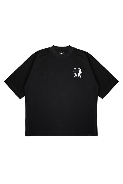 PURE EFFECT Унисекс прекалено голяма тениска с принт от телевизионния сериал ...