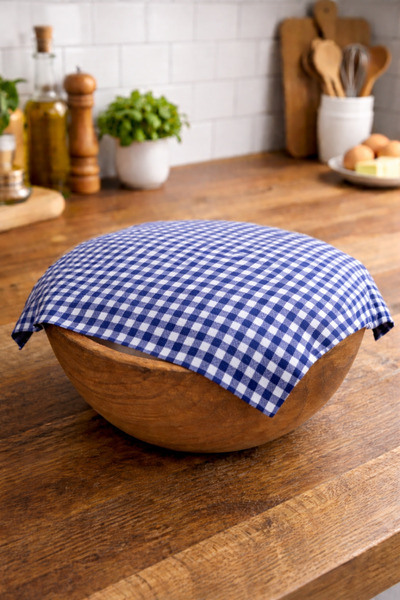 ŞAH TEXTILE DESIGN dertsiz leke tutmaz pötikareli örtü hamur kapatma bezi 40X40