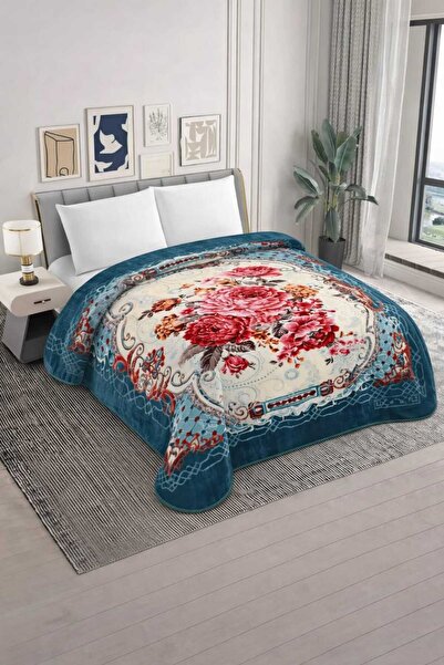 Best Dream Extra large luxury double Blanket/wrap with a Floral Print - 240*2...