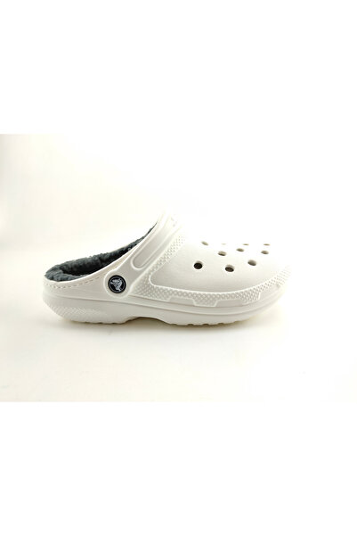 Crocs Terlik Classic Lined Kürklü 203591 BEYAZ