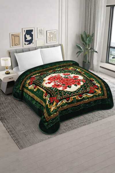 Best Dream Extra large luxury double Blanket/wrap with a Floral Print - 240*2...