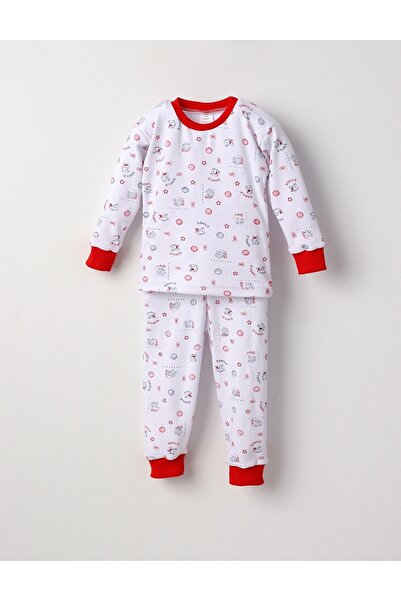 MiniKids Pijama bbc ML Romania Smile rosu 116 (5-6 ani)