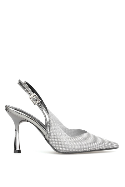 Ayakkabı Fuarı Elit Pm450 K3006 Women's Classic Heeled Shoes Platinum