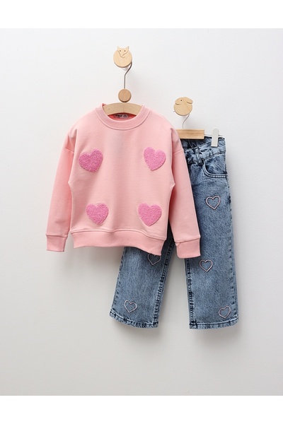 MiniKids Compleu Bluza+Blug, For Hearts, roz 152 (11-12 ani)