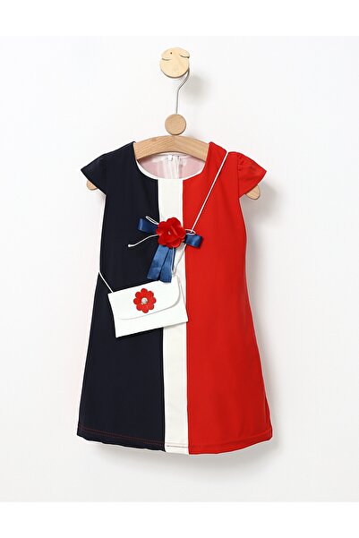 MiniKids Simina navy-red dress with bag 110 (4-5 years)