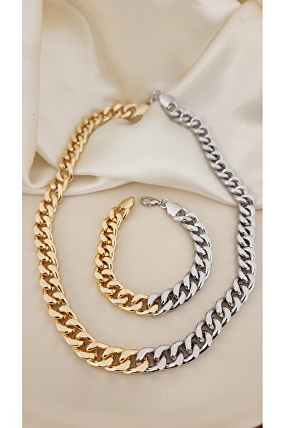 GLİTHE.CO Women's Mix Color Necklace Bracelet Set