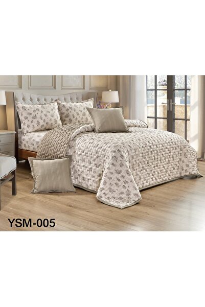 Gen Tech Summer double bedspread, printed, 6-piece set, quilt size 230 x 250 cm