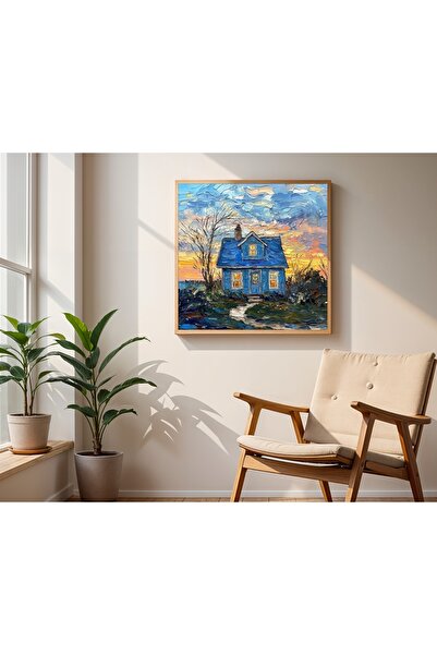 Tuba Decor Square Painting with Wooden Frame