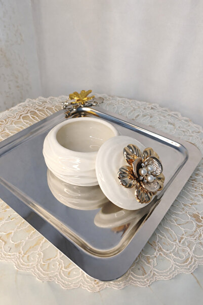 Sağlam 1 ADET MİNİ KAVANOZ ŞEKERLİK / LOKUMLUK / SUNUMLUK