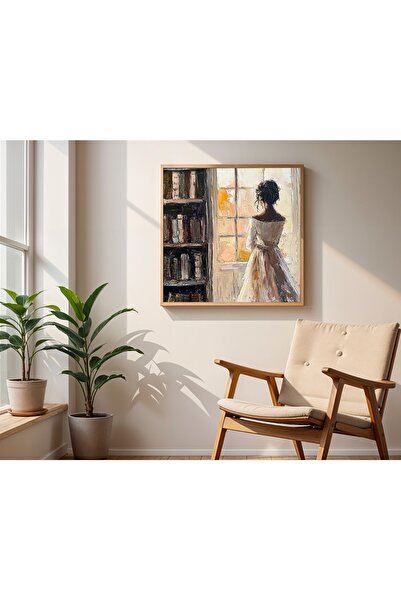 Tuba Decor Square Painting with Wooden Frame