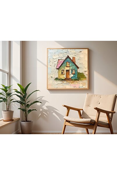 Tuba Decor Square Painting with Wooden Frame