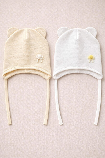 greenmoss 100% Cotton Summer Baby Breathable Summer Beanie with Ears