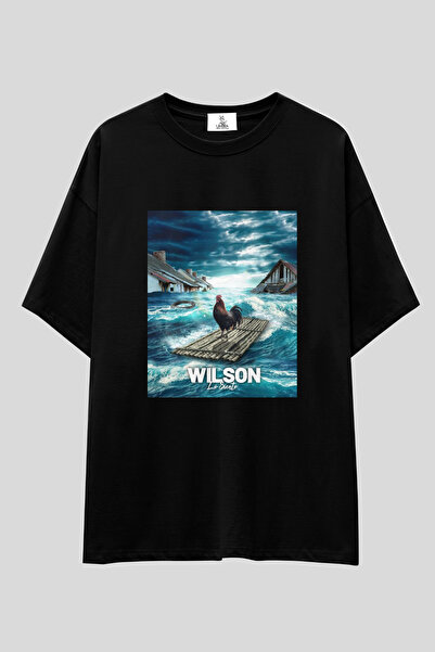 UmbraWear تي شيرت Lo Siento Wilson Collection كبير الحجم |   تي شيرت مطبوع بت...