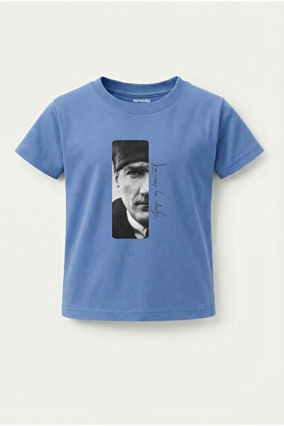 nirvoda Tricou pentru copii Gazi Mustafa Kemal Atatürk, imprimat cu semnătură