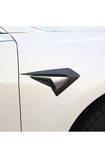 Tesay Ornament cameră laterală, design din fibră de carbon – Tesla Model 3