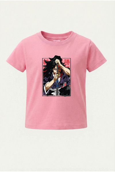 nirvoda Tricou pentru copii Kokushibo Demon Slayer Tricou imprimat pentru copii