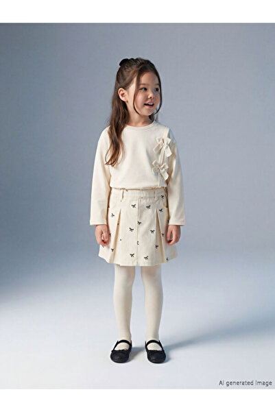 LC Waikiki ESVAB • Modern & Seçkin Beli Kordonlu Kız Çocuk Şort Etek ve Külot...