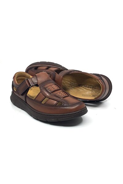 Taşpınar Ayakkabı 9774 100% Genuine Leather Orthopedic Men's Summer Comfortab...