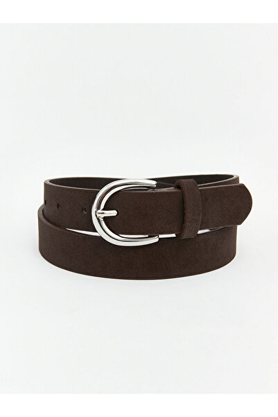LC Waikiki Meral Collection Brown Suede Look Women's Belt