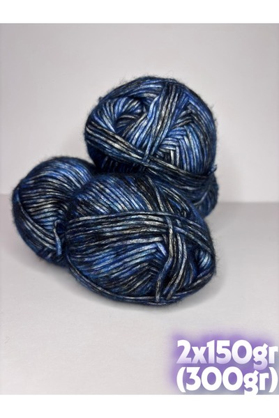 Ana&Kuzusu İplik Crna, plava pređa za pletenje poznatog brenda Rock N Roll 300g