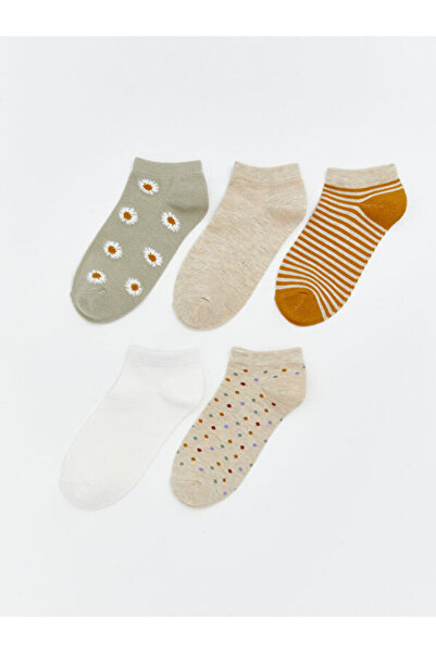 LC Waikiki Selections I Embroidered Women's Bootie Socks 5-Piece from Freezen...